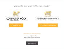 Tablet Screenshot of computer-koeck.at